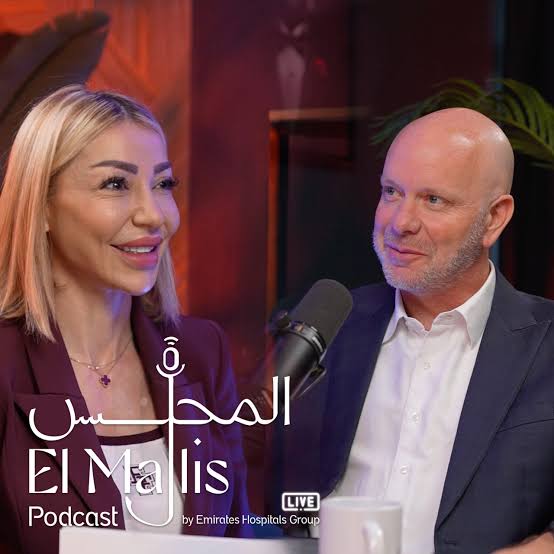 Christian Schuhmacher as a guest on the El Majlis podcast by Emirates Hospitals Group