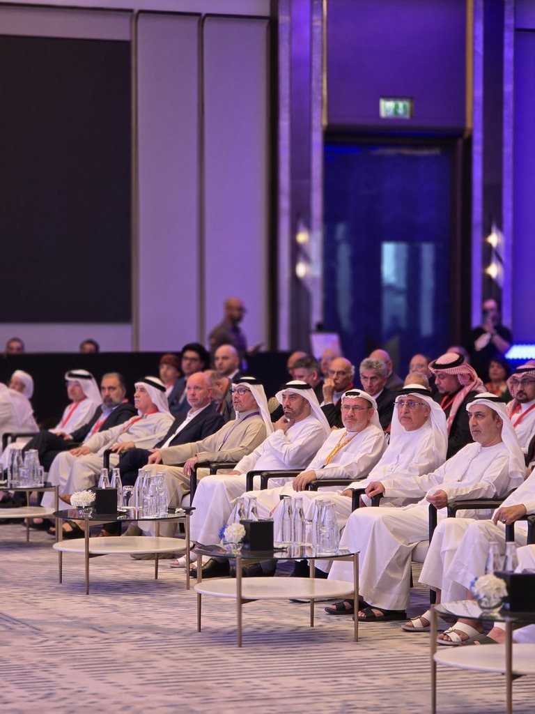 Healthcare leaders at a conference in the Middle East