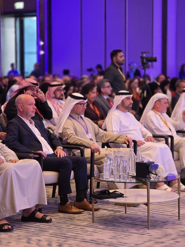 Christian Schuhmacher among healthcare leaders at a conference in the Middle East