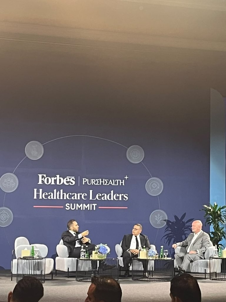 Panel at the Forbes Middle East Healthcare Leaders Summit, Abu Dhabi
